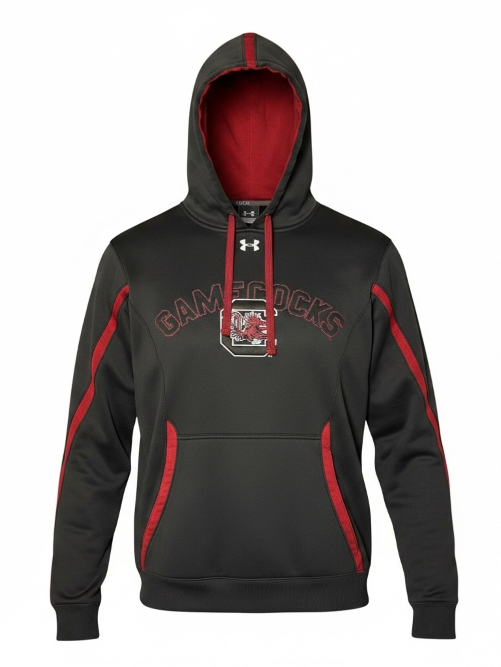 Under Armour Black and Red Gamecocks Hooded Pullover